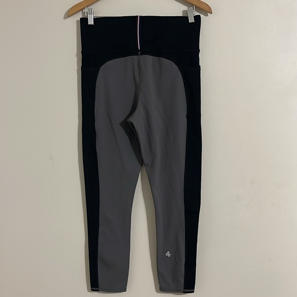 Four Laps Anthropologie Black and Gray Activewear medium
